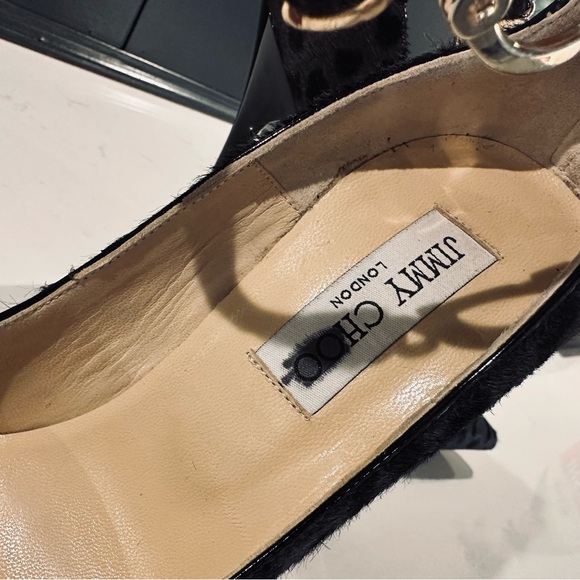 Jimmy Choo Black Leopard Heels - Picture 5 of 6